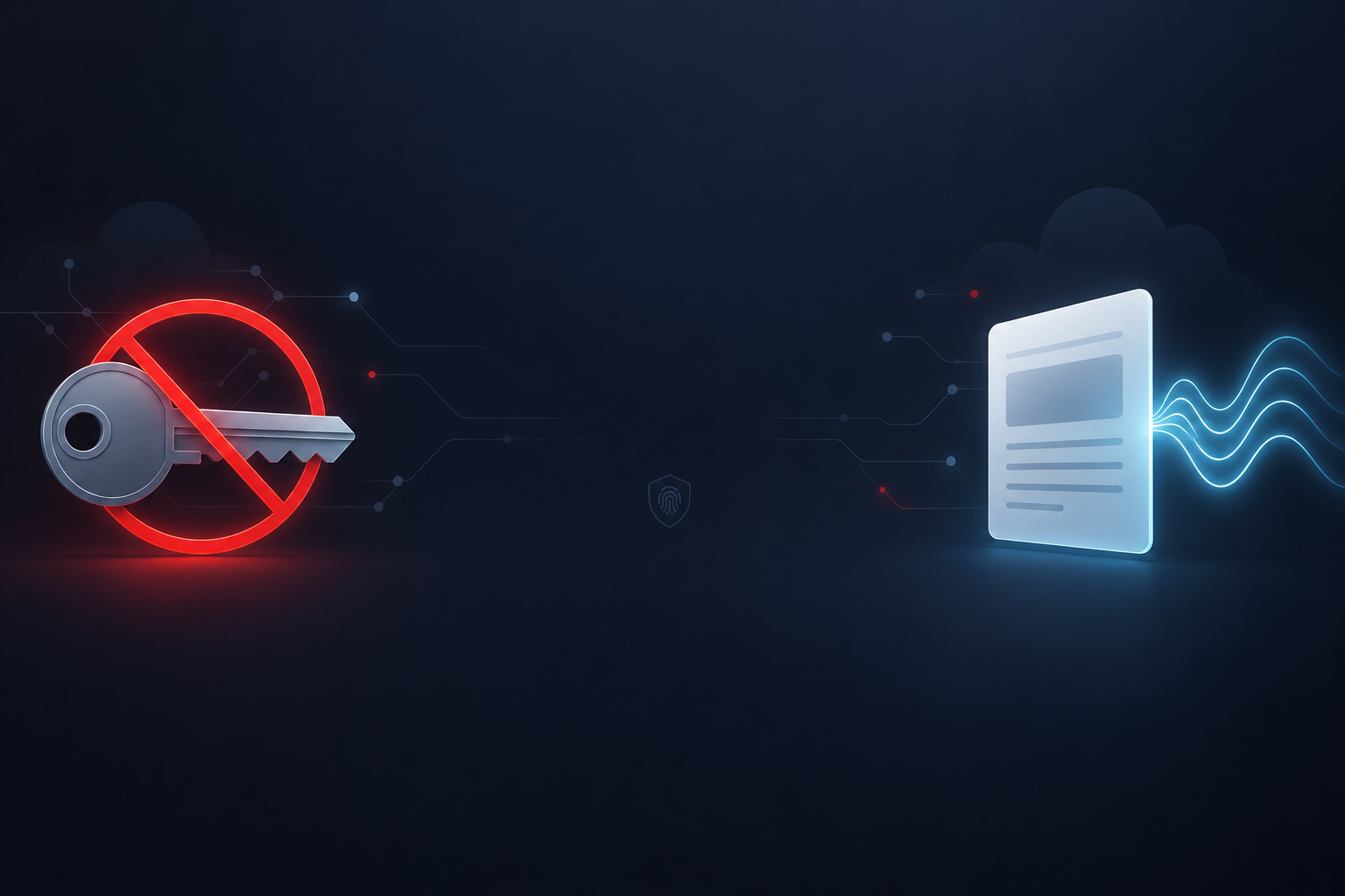 Zero-key architecture on Azure: a disabled key and a blog that still talks